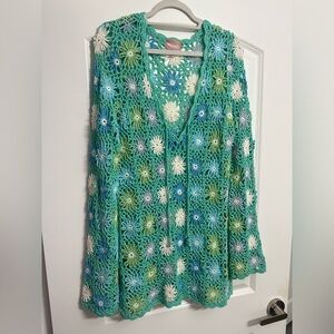 Show Me Your Mumu Crochet Floral Cover-Up